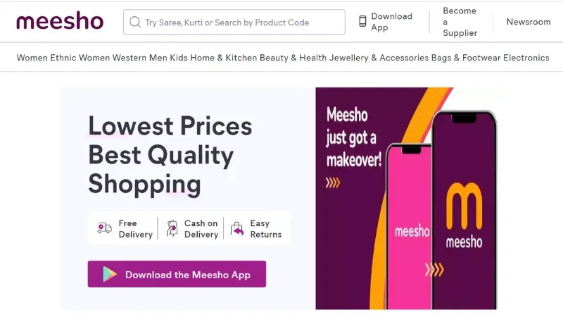 Meesho - An Online Shopping Platform