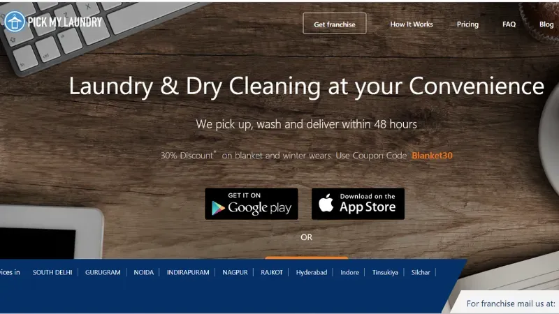 Pick My Laundary - Mobile Application-based Laundry platform