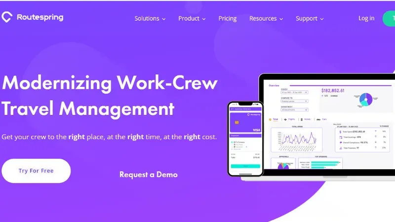 Routespring - Best Travel Management Software