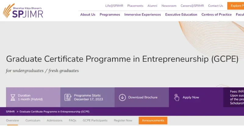 SPJIMR - Best institutes which ranks among the top 10 management institute offering courses