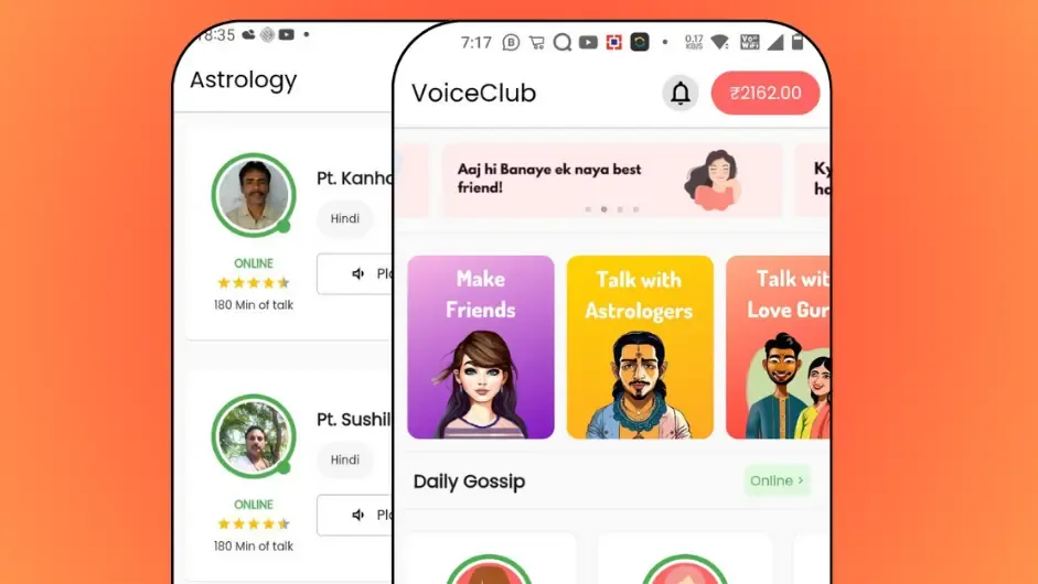 VoiceClub is an on-demand audio consultancy platform. In a seed fundraising round led by Better Capital, it also raised $700,000 from the creators of Kutumb, Dhan, PagarBook, Flobiz, and Khatabook, as well as TDV Partners, Blume creators Fund, Sunn91, and Astir Ventures.