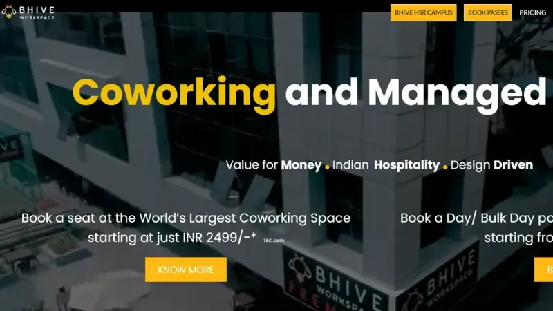 BHIVE Workspace - Oldest Co-Working Spaces