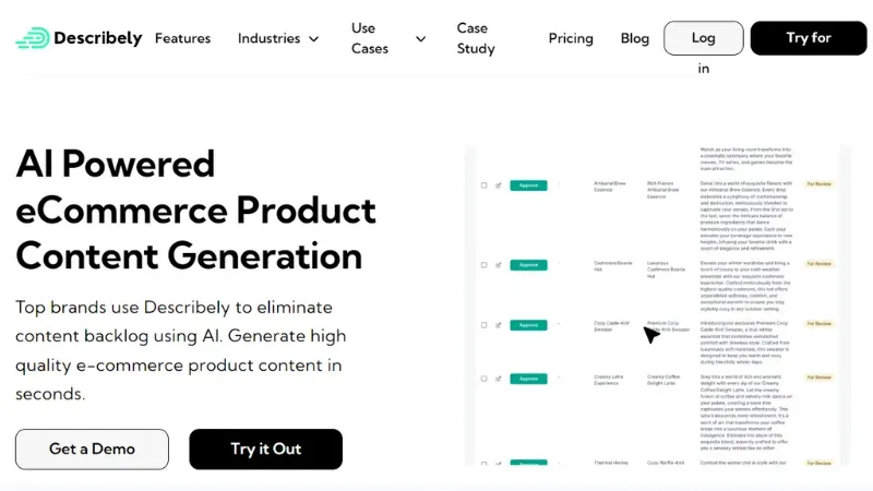 Describly - AI Copywriting Tools