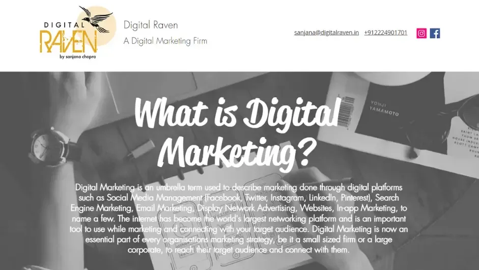 Digital Raven - Digital Raven is a Social Media Startup