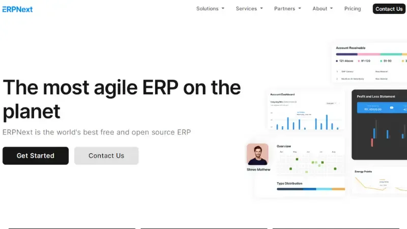 ERP Next - Open-source Enterprise Resource Planning Software Platforms