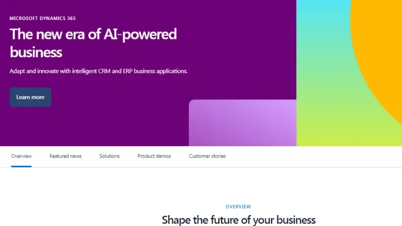 Microsoft Dynamics 365 - Microsoft Business Solutions