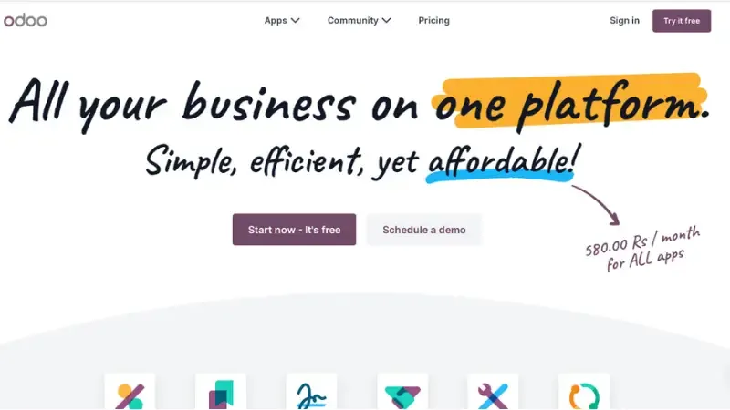 Odoo - Open-Source Suite of Integrated Business Applications