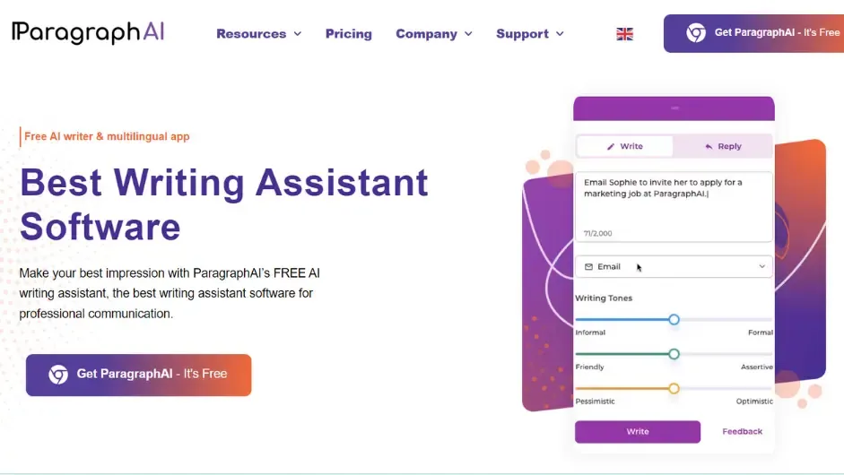 ParagraphAI - AI Content Creator Software