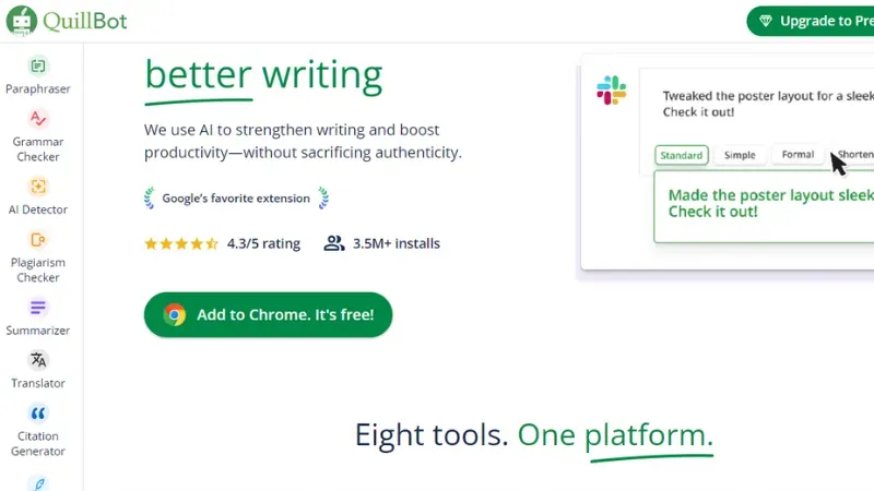 QuillBot - Great AI Copywriting Tool