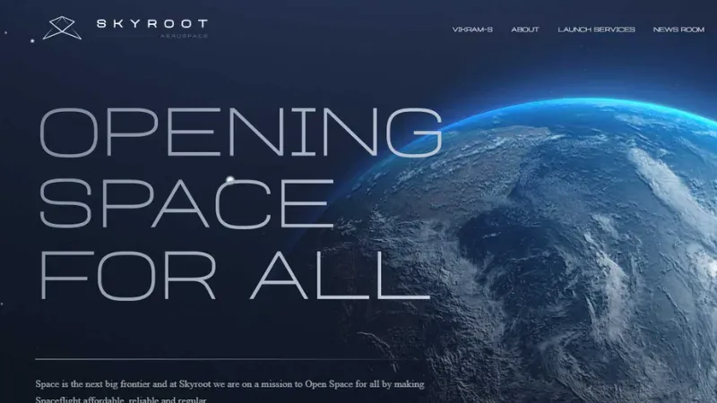 Skyroot - Manufacture space launch vehicles