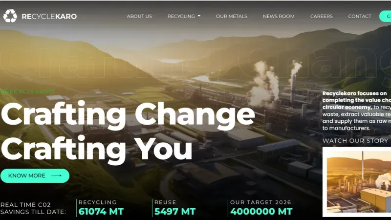 RecycleKaro - Extracting Metals from Old Lithium-ion Batteries