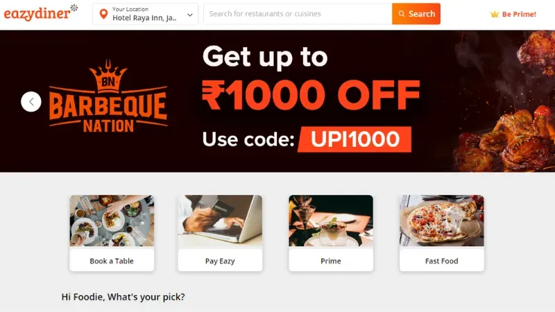 Top 10 Hospitality Startups in India | EazyDiner