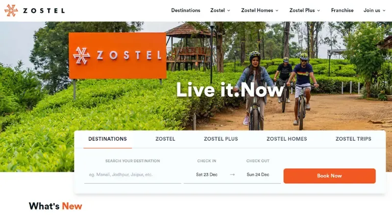 Top 10 Hospitality Startups in India | Zostel