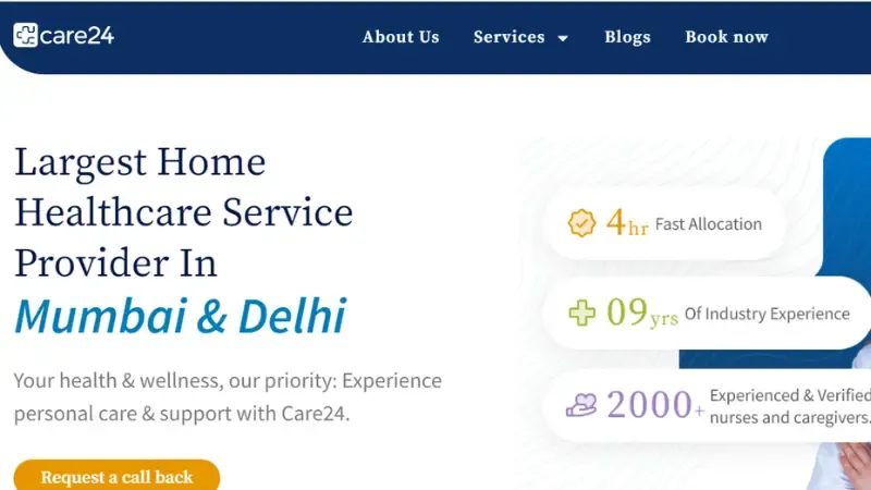 Top 10 Indian Home Healthcare Startups | Care24