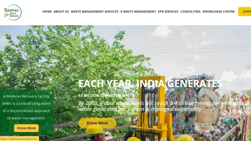 Top 10 e-Waste Management Startups in India | Saahas Zero Waste