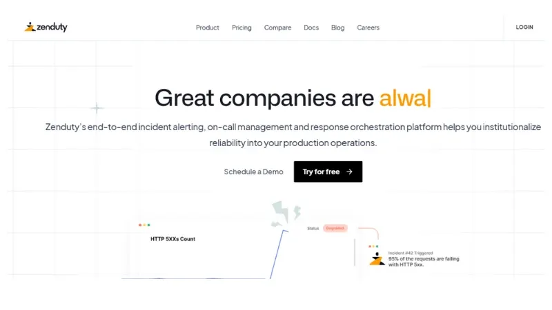 Zenduty - Incident Management Solution
