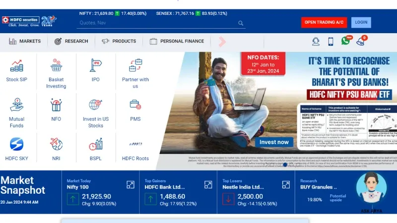 HDFC Securities Ltd - Full-Service Stock Broker