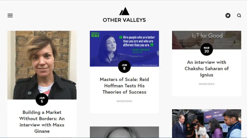 Other Valleys - Tracks the Growing Markets Innovation