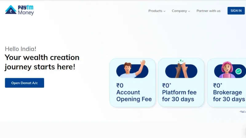 Paytm Money Ltd. - Discount Brokerage Firm