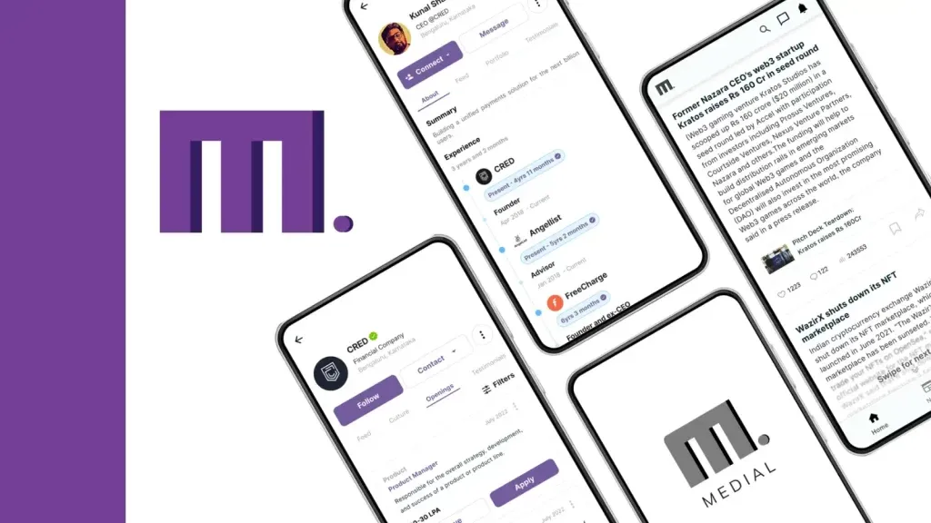 FirstCheque VC led the pre-seed round of funding for Medial, a next-gen professional social media platform, which raised $120K.
