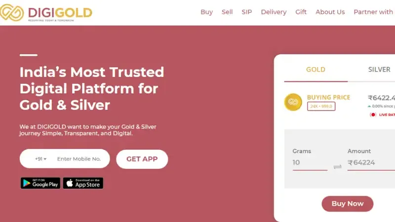 Top 10 Best Platforms to Buy Digital Gold In India | DigiGold