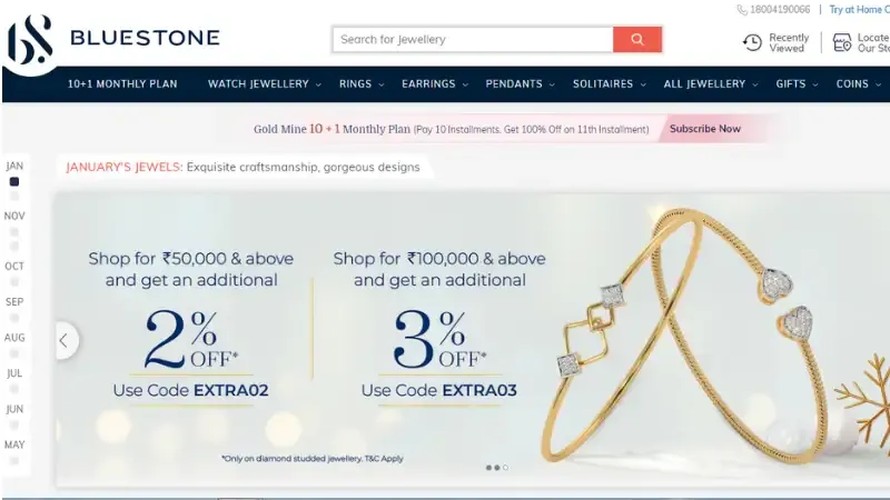 Top 10 Jewellery Startups in India | Bluestone