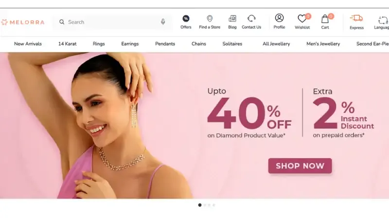Top 10 Jewellery Startups in India | Melorra