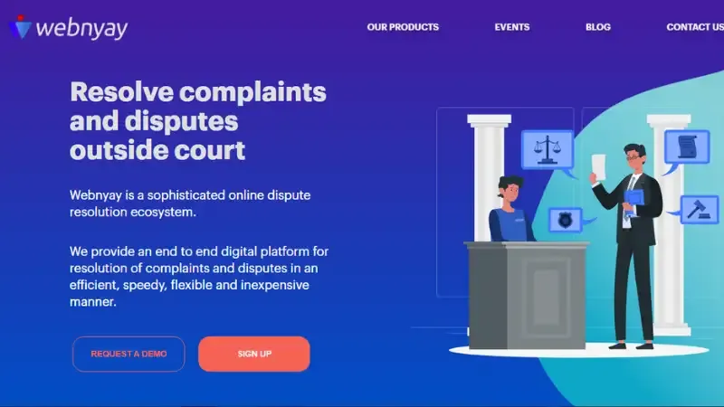 Webnyay - Online Dispute Resolution (ODR) Startups in India