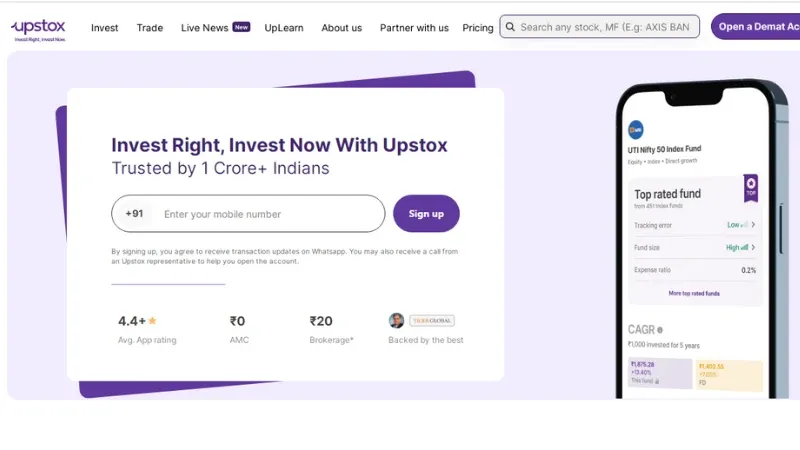 Upstox - Leading Online Stock Trading Platform