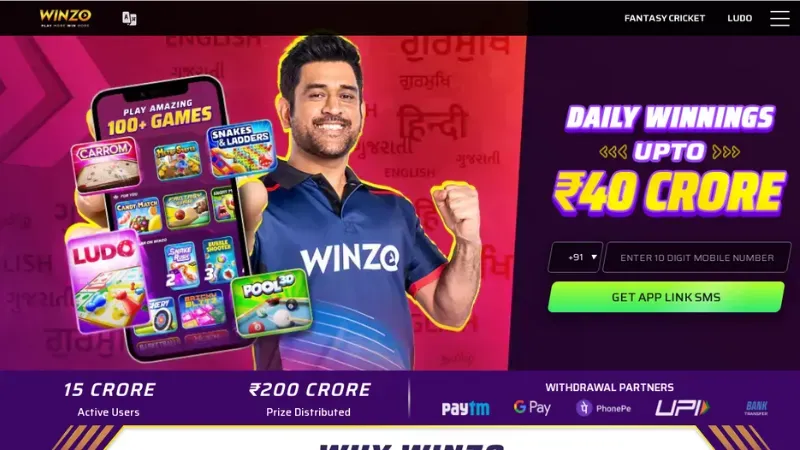 WinZo - Popular social gaming and interactive entertainment platforms in India