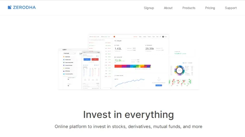 Zerodha - Top Online Stock Trading Platform