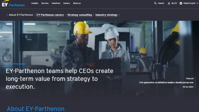 EY-Parthenon - Worldwide Strategy Consulting Businesses