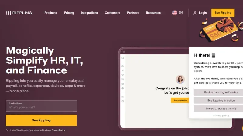 Rippling - Seamless performance management