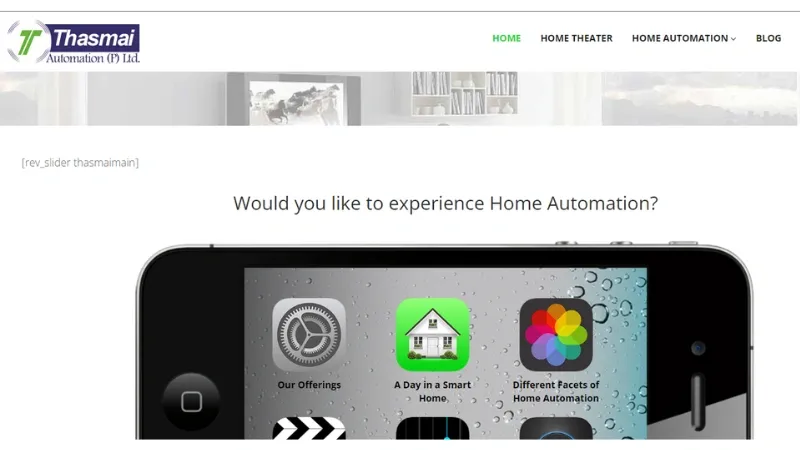 Thasmai Automation - Bengaluru-based Platform provides Home Automation and Home Theatre Solutions