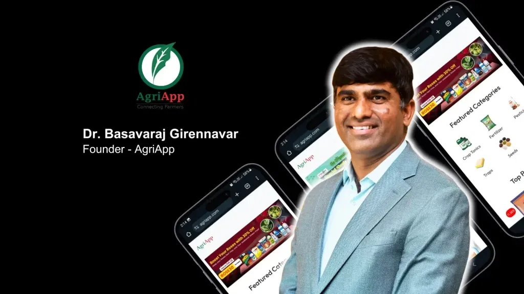 AgriApp was started in 2016 by Dr. Basavaraj Girennavar. A complete farming solutions provider, it provides the best information on Crop Production, Crop Protection, smart farming with agriculture, and allied services.