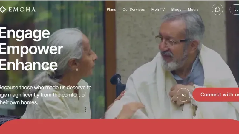 Top 10 AgeTech Startups in India | Emoha