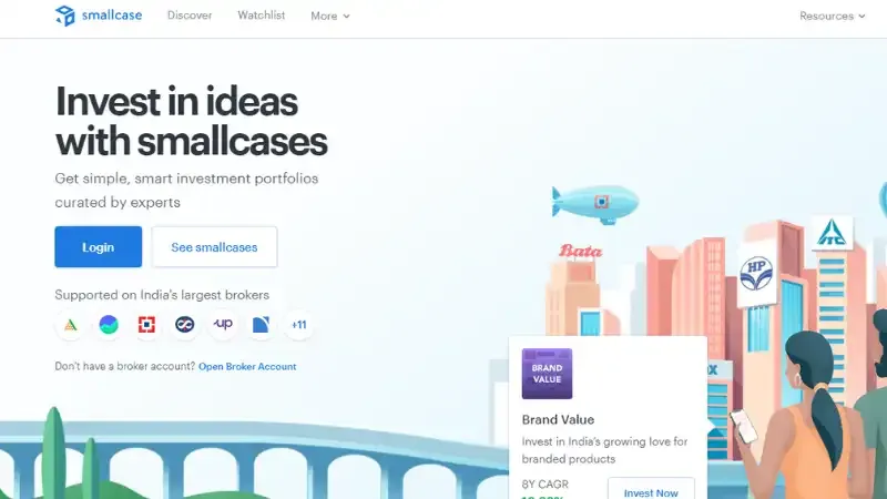 Smallcase - Top 10 Asset Management Startups in India