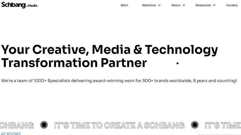 Schbang - The Comprehensive digital agencies