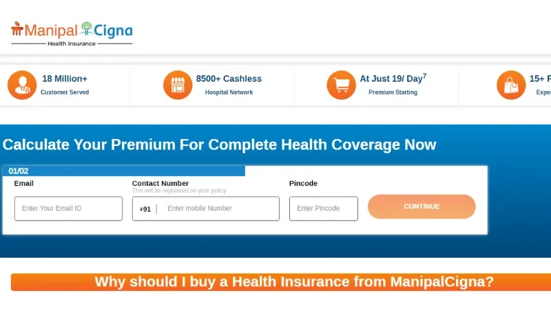 Manipal Cigna - An health insurance company in India