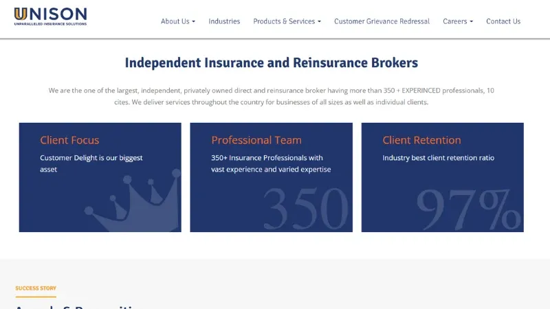UNISON -  An independent insurance and reinsurance broker
