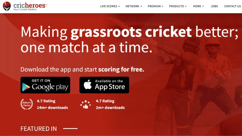 CricHeroes -  A Cricket Scoring Platform