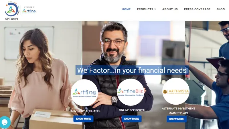 Artfine - Supply Chain Financing Startups in India