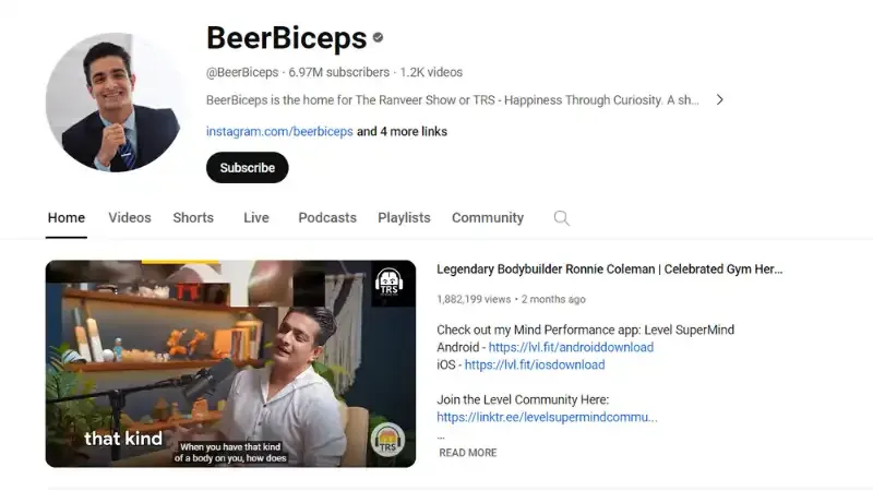 Top 10 YouTube Channels For Indian Entrepreneurs | Ranveer Allahbadia BeerBiceps