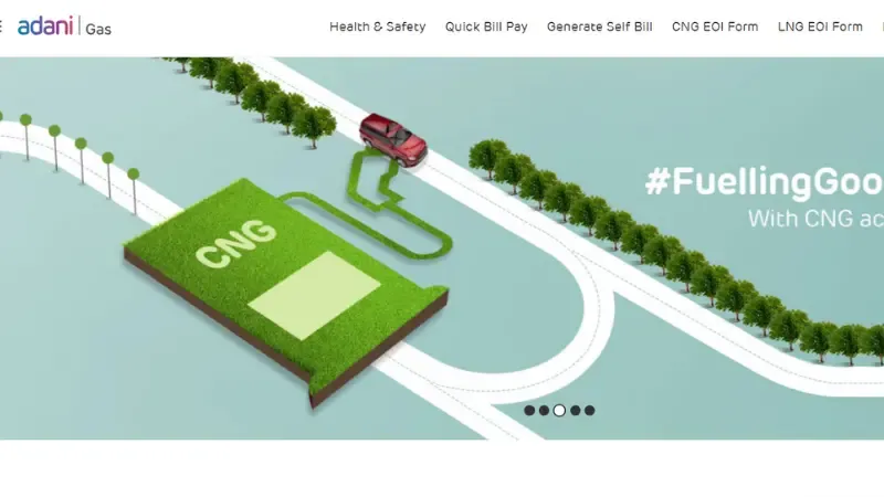 Adani Total Gas - First EV charging station in Ahmedabad