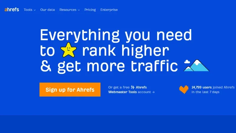 Ahrefs - SEO and content competitor analysis tools