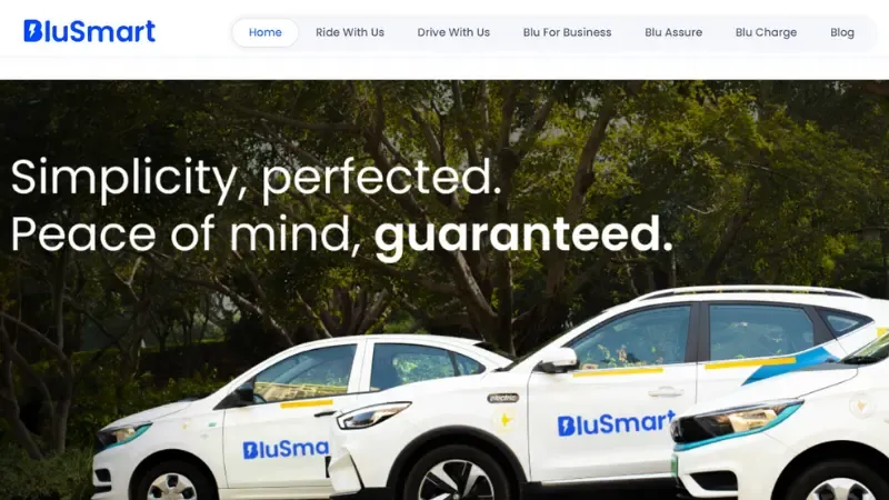 BluSmart - Top electric ride-hailing service
