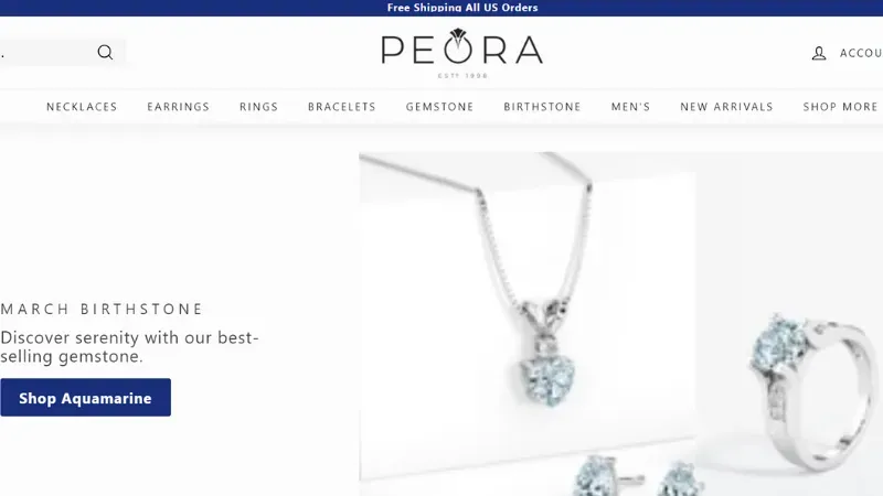 Peora - Sterling Silver and Fashion Jewellery