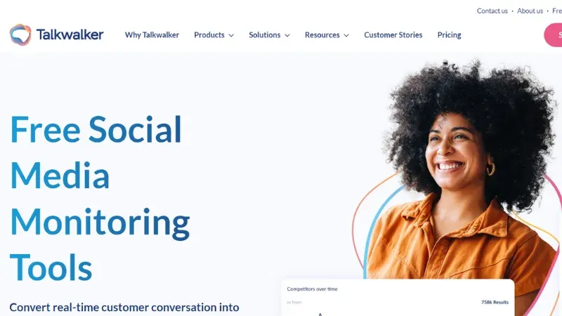 TalkWalker Alerts - Best free competitor analysis tools