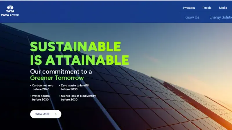 Tata Power - Investment in renewable energy