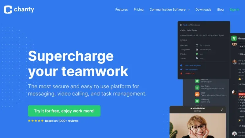Chanty - A cost-effective option among team messaging apps